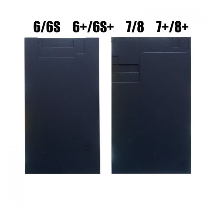Black mat pad for iPhone 6 7 8 plus LCD laminate refurbish
