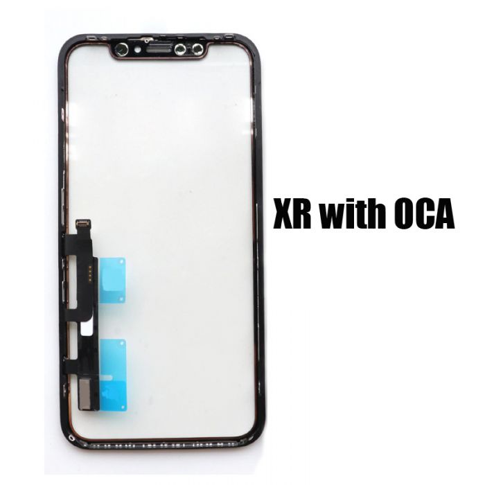 Touch Panel Screen Digitizer with Frame Bezel for iPhone XR with OCA or without OCA