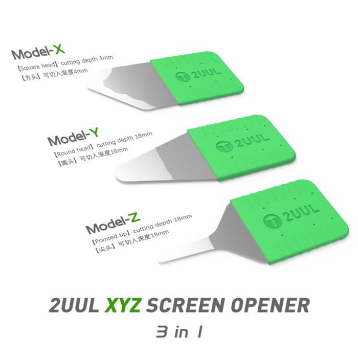 2UUL XYZ Super Thin 3 in 1 for Mobile Phone Opening Pry Tool 0.1mm