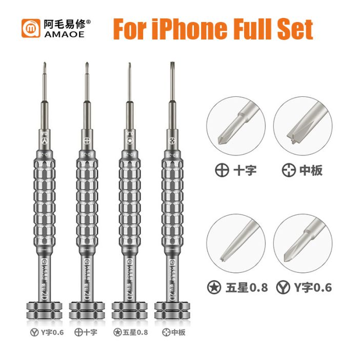 AMAOE 2D Precision S2 Alloy Steel Screwdriver for iPhone