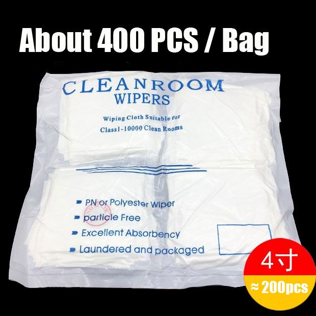 400PCS Soft Cleanroom Wiper Phone LCD Screen Cleaning Cloth