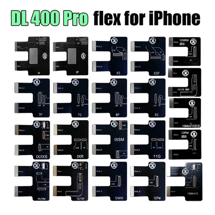 DL 400 Pro test cables for iPhone and Watch