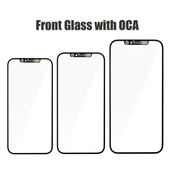 High Quality Front Glass Lens with OCA for iPhone 12 mini 12 Pro max