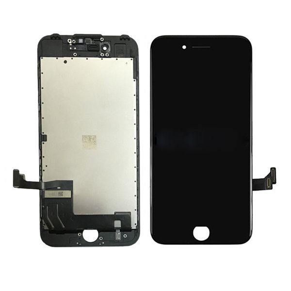 Full Original iphone 7 lcd screen touch digitizer assembly with frame black