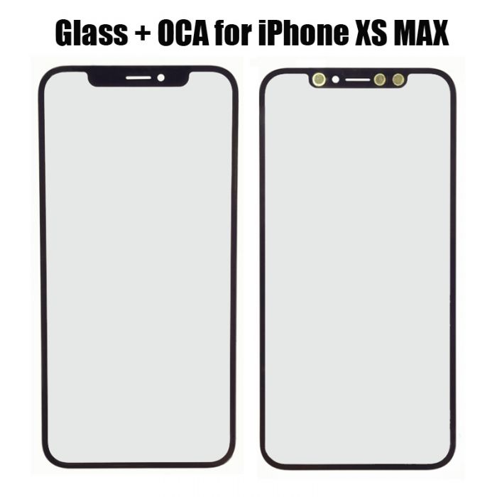Front Glass with OCA Glue for iPhone XS MAX