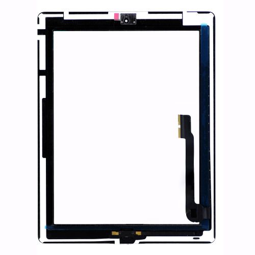 iPad 3 Front Touch Glass Screen Digitizer Assembly Black