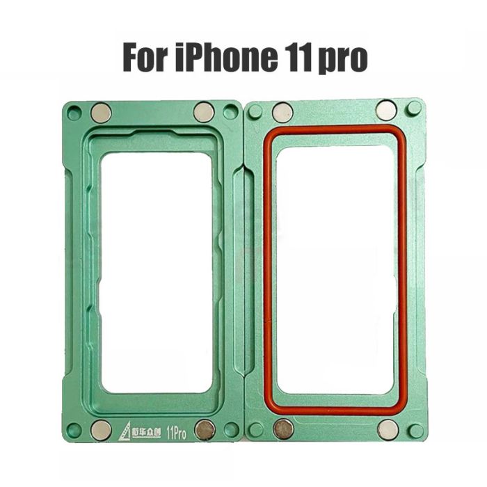 Blue Metal Magnetic Mold mould for iPhone 11 Pro Pro Max frame bezel pressing with Screen