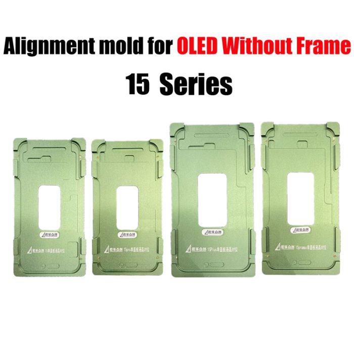 (OLED Without Frame) Alignment position mold mould for iPhone 15 Series