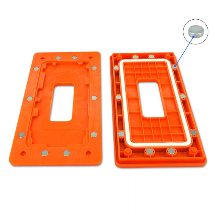 Sameking Orange Magnetic Mold Mould for iPhone 11 Pro 11 Pro Max Frame Screen Bonding