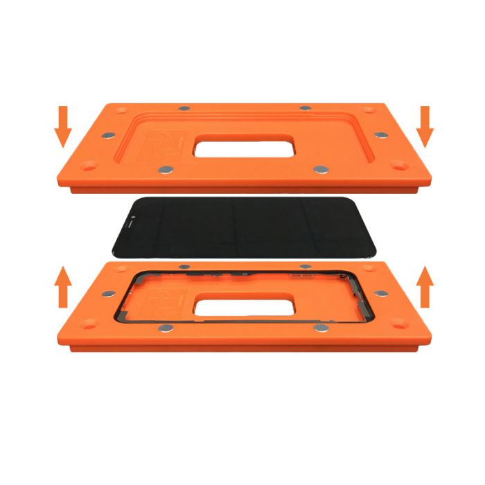 sameking Orange Magnetic Mould Mold for iPhone X Frame bezel