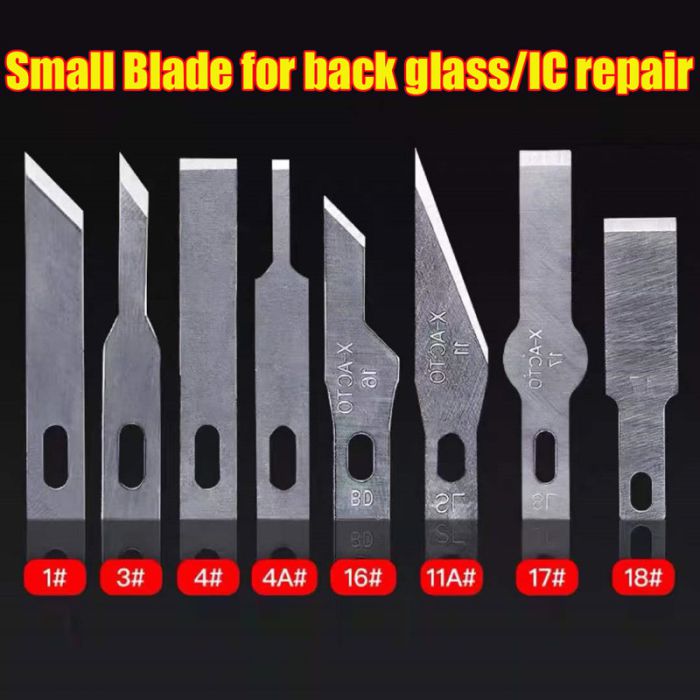 10PCS/Pack Small Blade for Back Glass and IC Repair