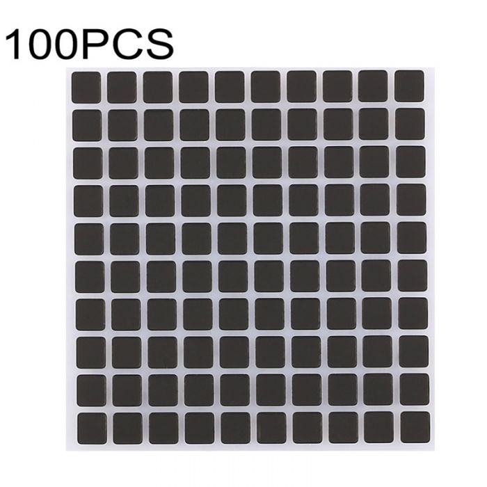 100 PCS Display Screen Black Stickers for iPhone X XS XS MAX
