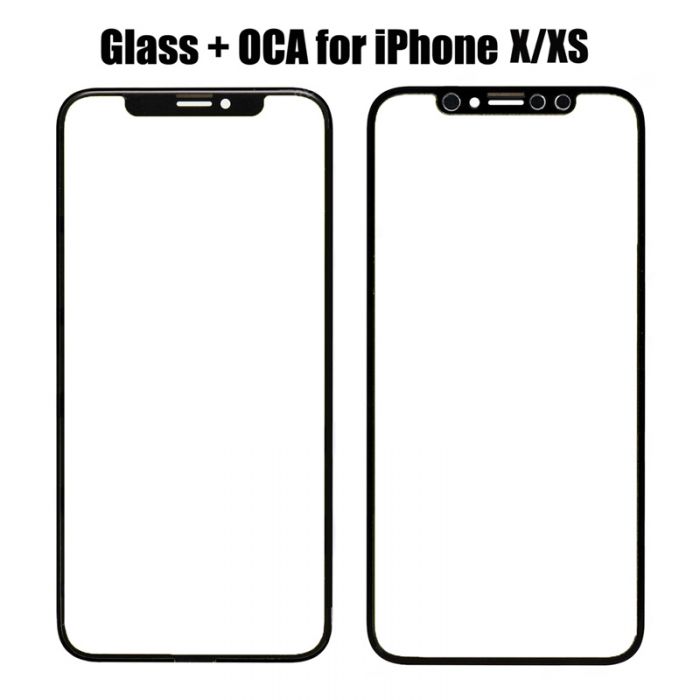 Front Glass with OCA Foil for iPhone XS x