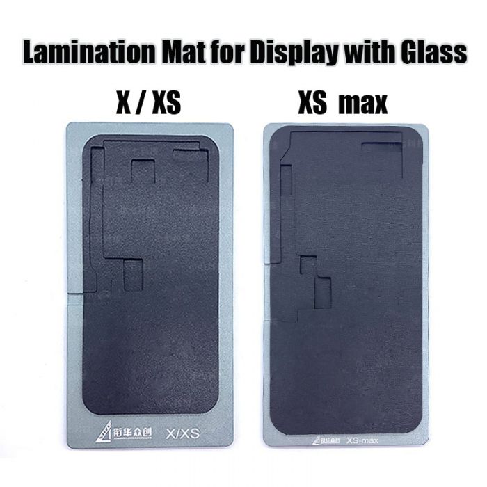 Black Mat Pad for LCD OLED Lamination with Glass Touch for iPhone X XR XS Max