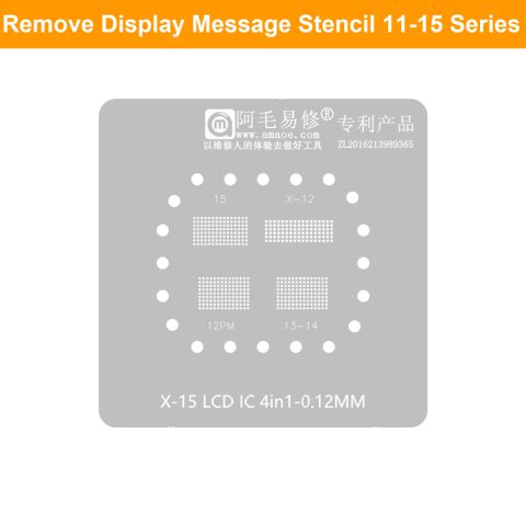 Display Screen Touch IC Stencil To Remove Display Pop Out Message for iPhone 11 12 13 14 15 series