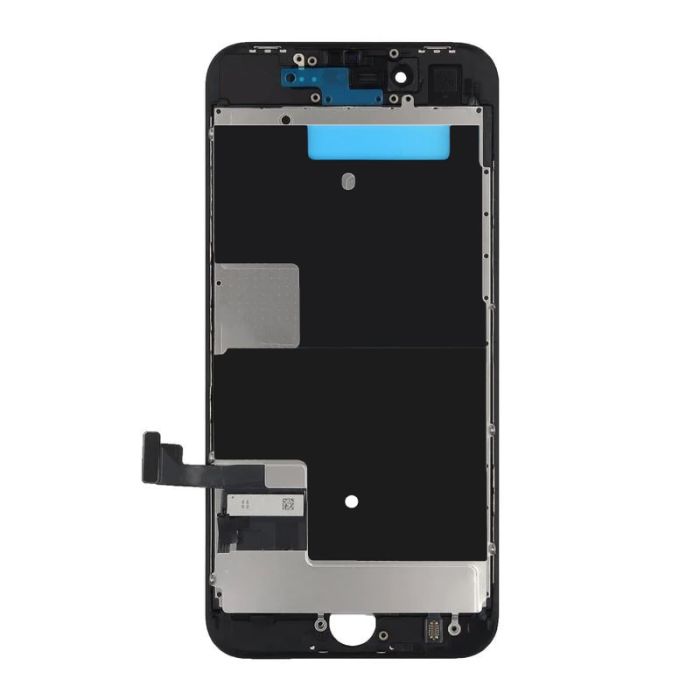 (Original Refurbished) Black LCD Screen with Back Plate for iPhone 8