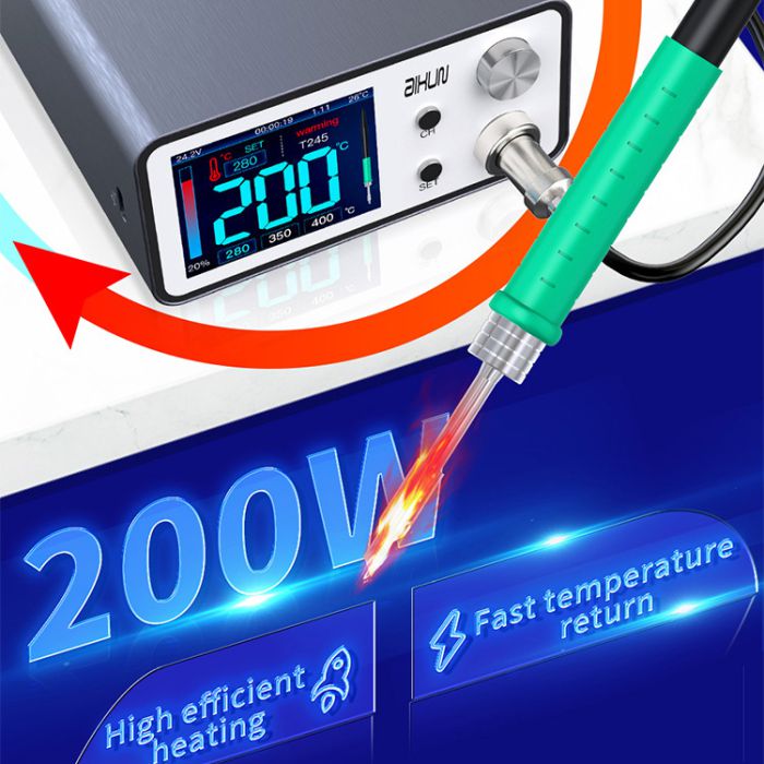 200W AIXUN T3A Intelligent Soldering Station With T12 Handle Tips