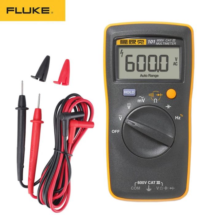 Fluke 101 auto range Digital Multimeter for AC/DC Voltage Resistance Capacitance for phone repair