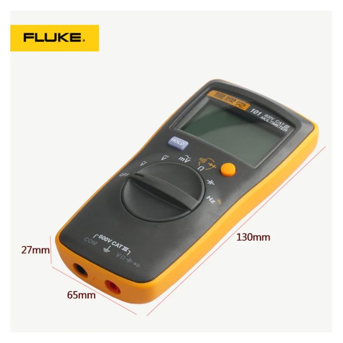 Fluke 101 auto range Digital Multimeter for AC/DC Voltage Resistance Capacitance for phone repair