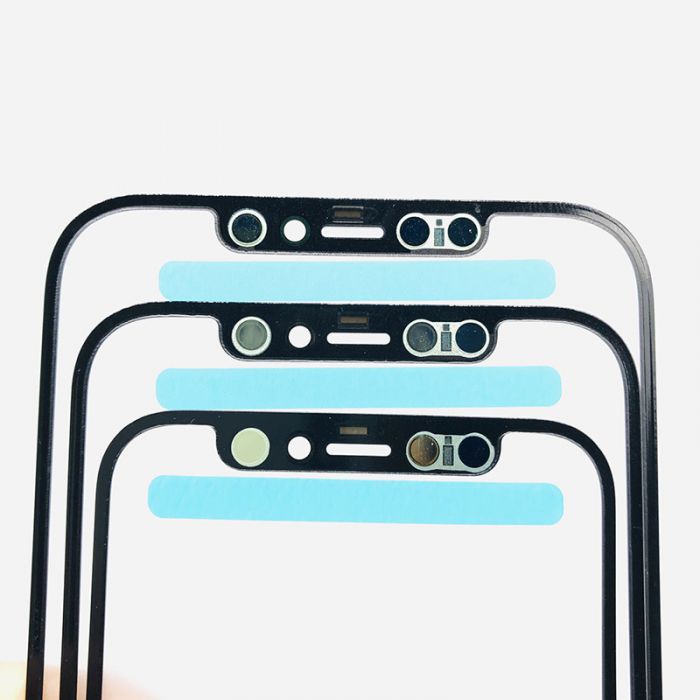 1:1 Quality Front Glass Lens for iPhone 12 mini 12 Pro max Replacement Refurbish (Ear Mesh is installed)