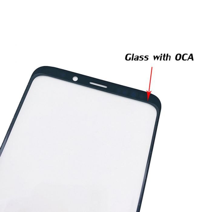 front glass lens with T-OCA for samsung S9 S9 plus screen repair refurbish