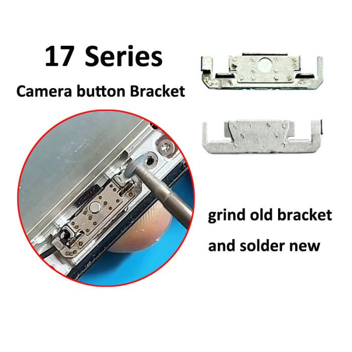 Camera Button Soldering Bracket Holder for iPhone 17 Series