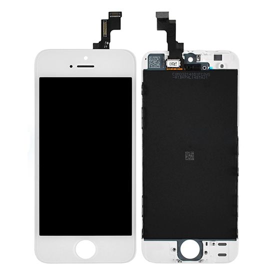 iPhone 5S White LCD Screen Touch Digitizer Assembly