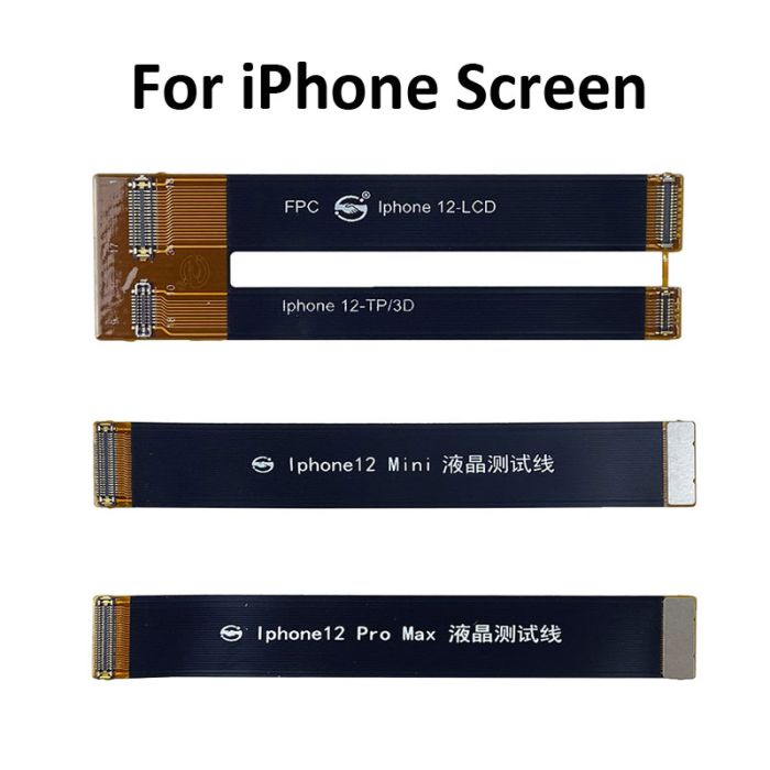 LCD Screen & 3D Testing Extension Flex Cable Ribbon for iPhone all Models