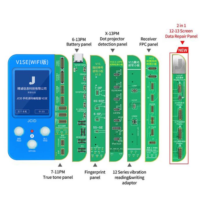 JC V1SE Ambient Light Sensor True Tone Battery Read Write Face ID Repair Programmer for iPhone