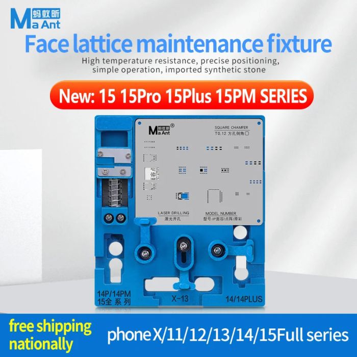 MAant MR-01 Face ID Dot Matrix Repair Fixture For IPhone X 11 12 13 14 15 Series