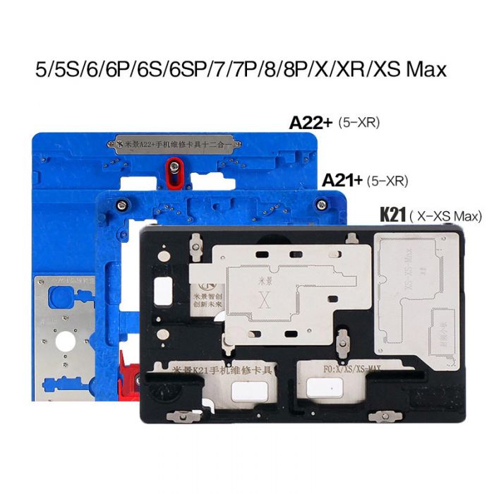 MJ A21+ A22+ K21 PCB Motherboard Holder Fixture For iPhone X/XS max/XR/5S/6G/5P/6S/6SP/7/7P/8/8P Micro Soldering Repair Station Tool