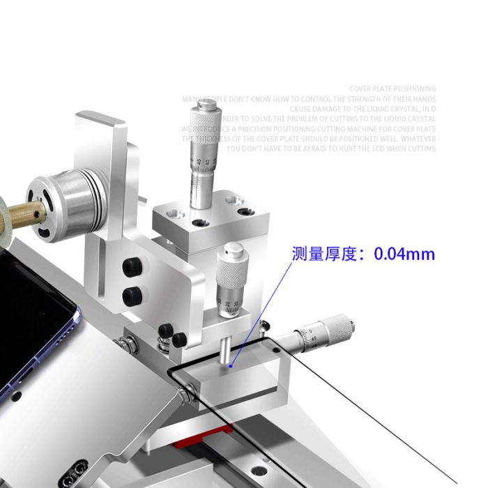 NJLD Edge Screen Glass Cutting machine for samsung huawei One plus curved phones