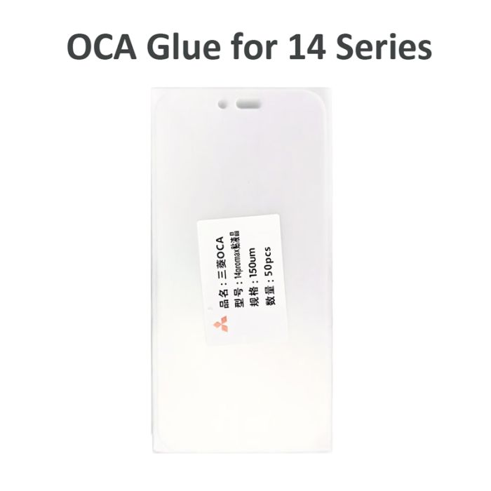 Mitsubishi OCA Adhesive Glue for iphone 14 Pro 14 Plus 14 and Pro Max (50PCS/Pack)