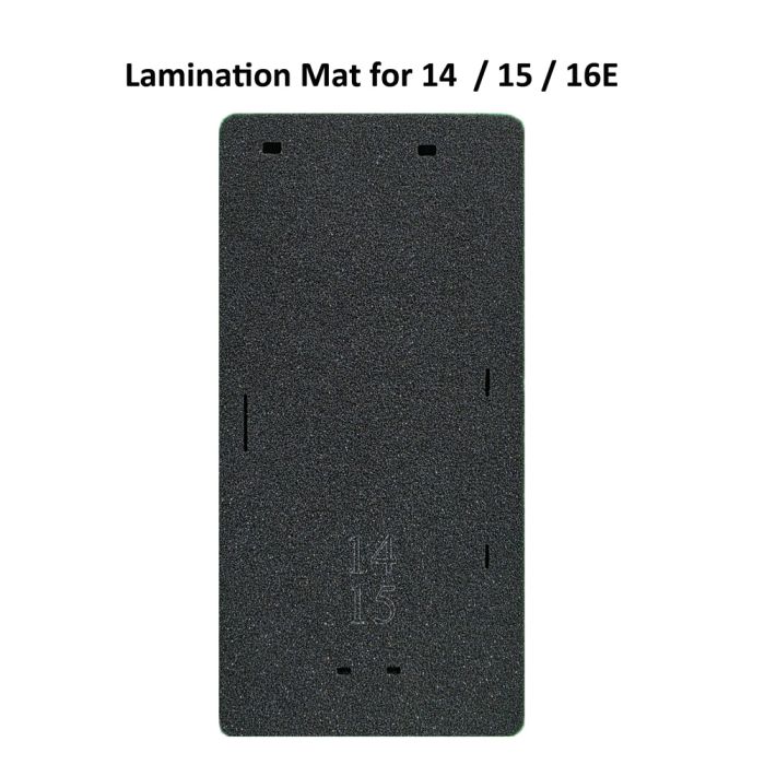 Soft Black Lamination Mat for iPhone 15 / 14 / 16E