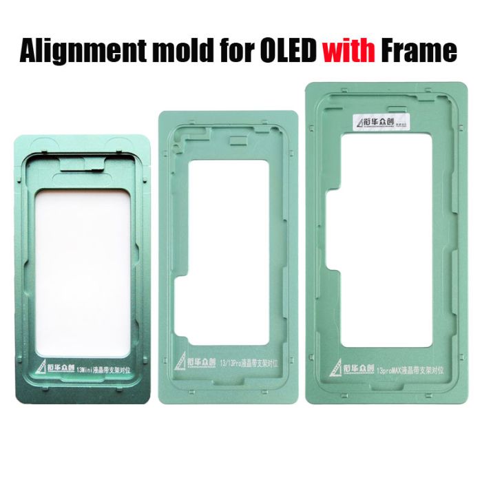 Position Alignment Mould Mold for iPhone 13 mini 13 Pro and Max OLED With Frame