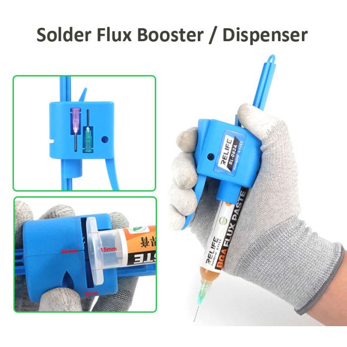 Relife 062A Solder Flux Oil Dispenser Booster Tool for 10cc liquid
