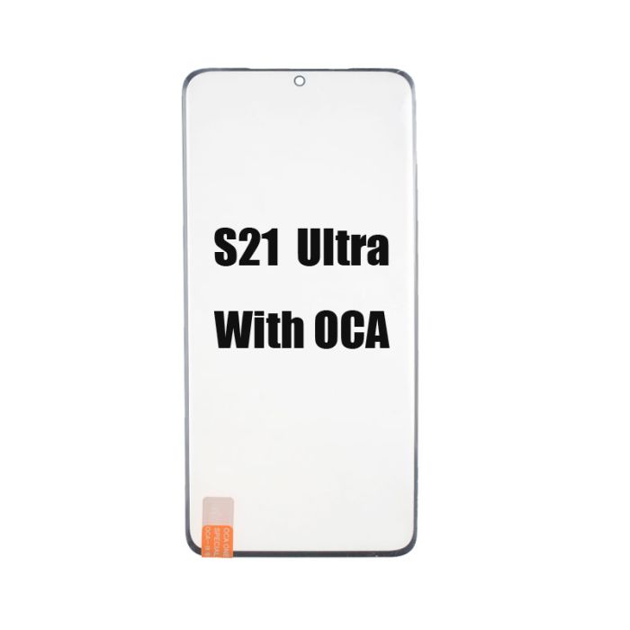 Front Glass Lens with T-OCA for Samsung Galaxy S21 Ultra