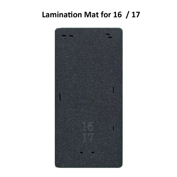 Soft Black Lamination Mat for iPhone 17 / 16