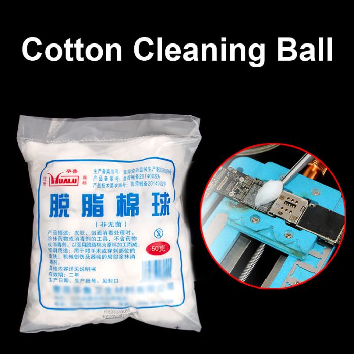 Clean Cotton Ball for Cellphone PCB Motherboard Cleaning