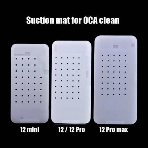 Suction Silicone Mat for iPhone 12 mini 12 Pro Max OCA Glue Clean Remove